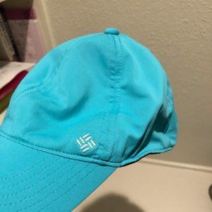 bright blue athletic baseball cap
